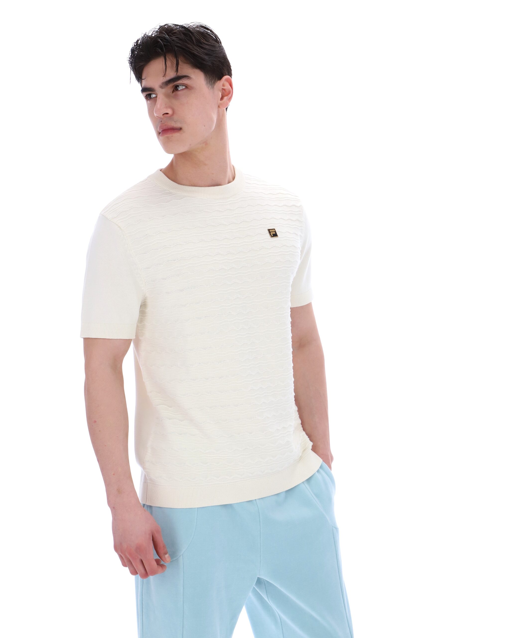 Coconut Milk Don Textured Knitted T-Shirt - 3XL