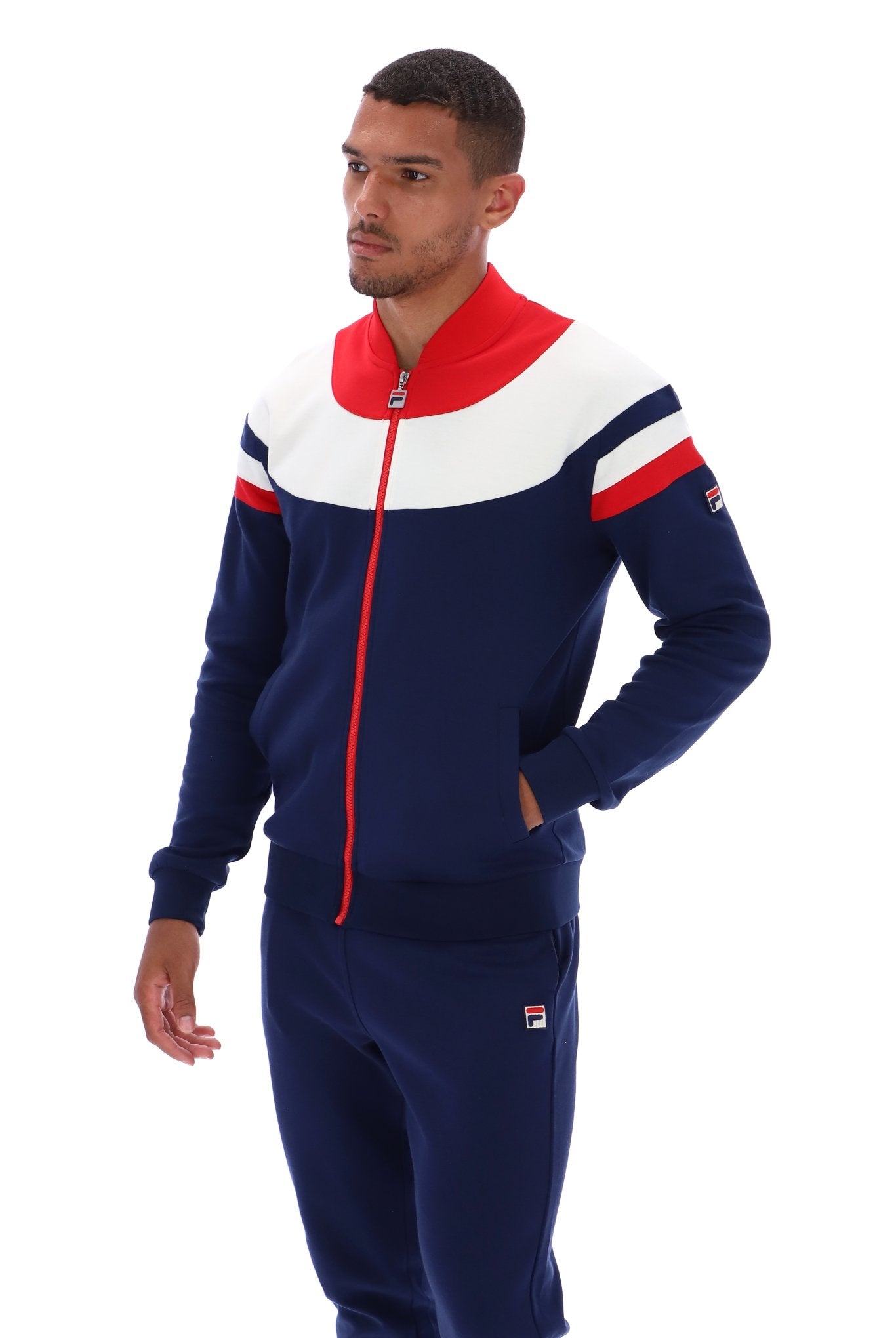 Donny Colour Block Track Top - XS