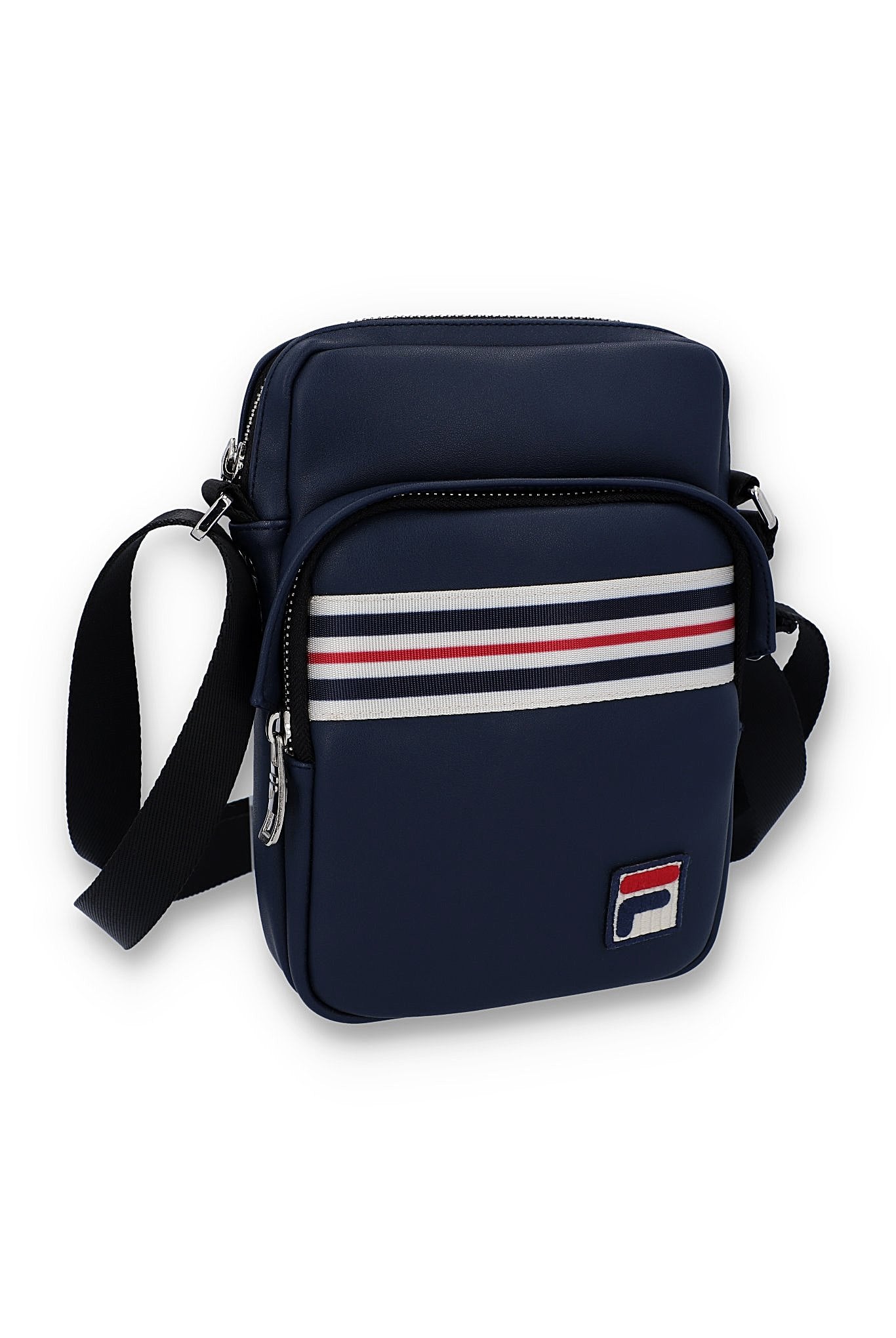 Fila Navy Drees Faux Leather Crossbody Bag - ONE