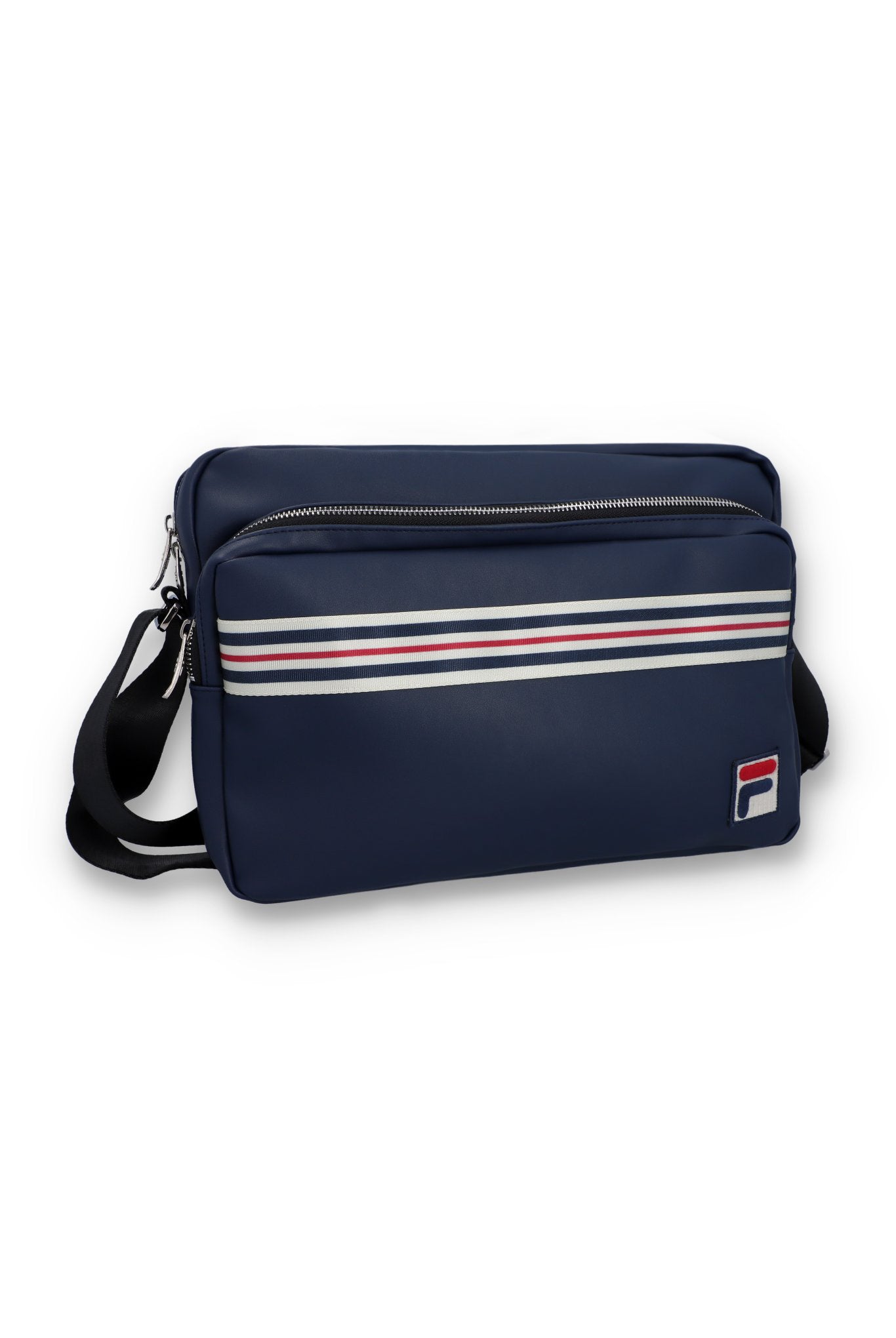 Fila Navy Durnes Faux Leather Flight Bag - ONE