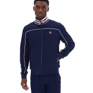 Fila Navy Federico Tipped Neck Track Top – 3XL