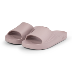 Pale Mauve Off-Court Sliders – 36