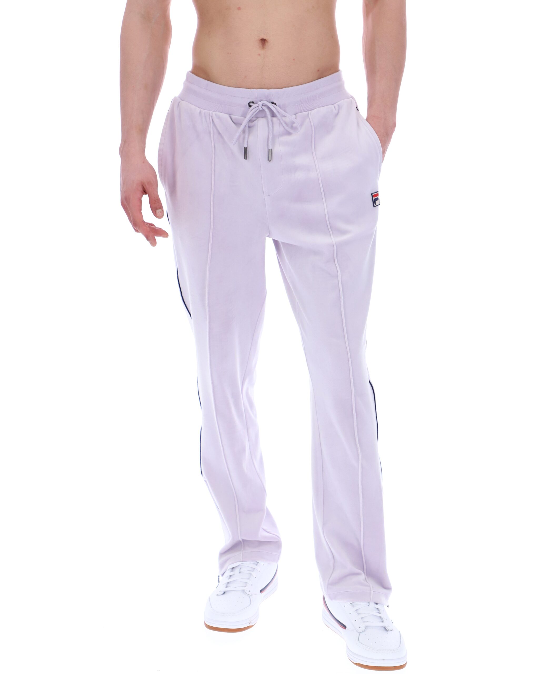 Misty Lilac Fio Velour Straight-Leg Jogger - 3XL
