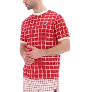 Freddie Check Contrast Rib T-Shirt – 3XL