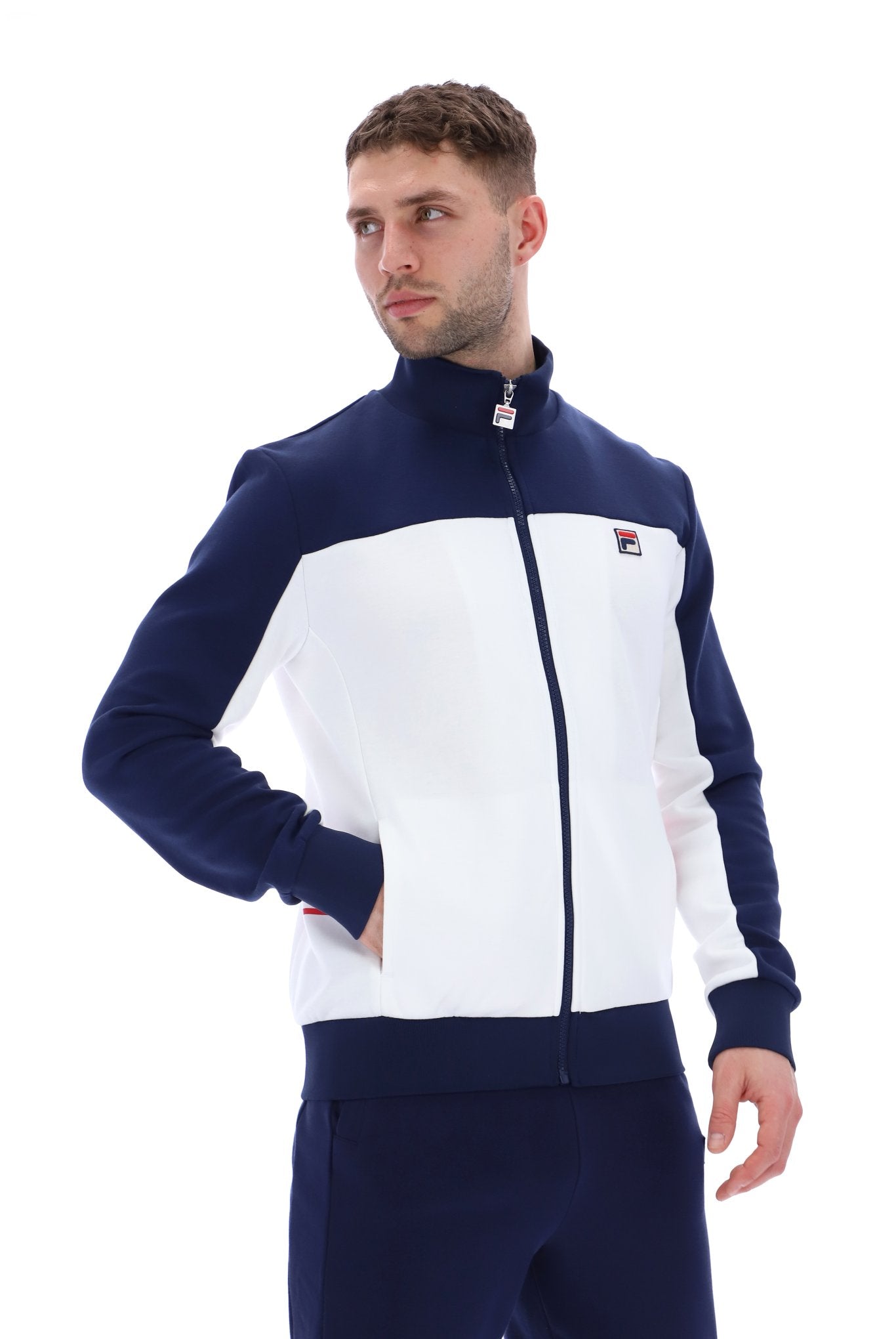 Gavin Colour Block Track Top - L