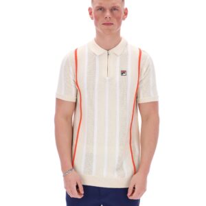 Tapioca Giorgio Crochet Patchwork Knitted Polo – 4XL