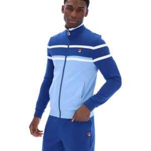 Frozen Fjord Giovanni Contrast Panels Track Top – S