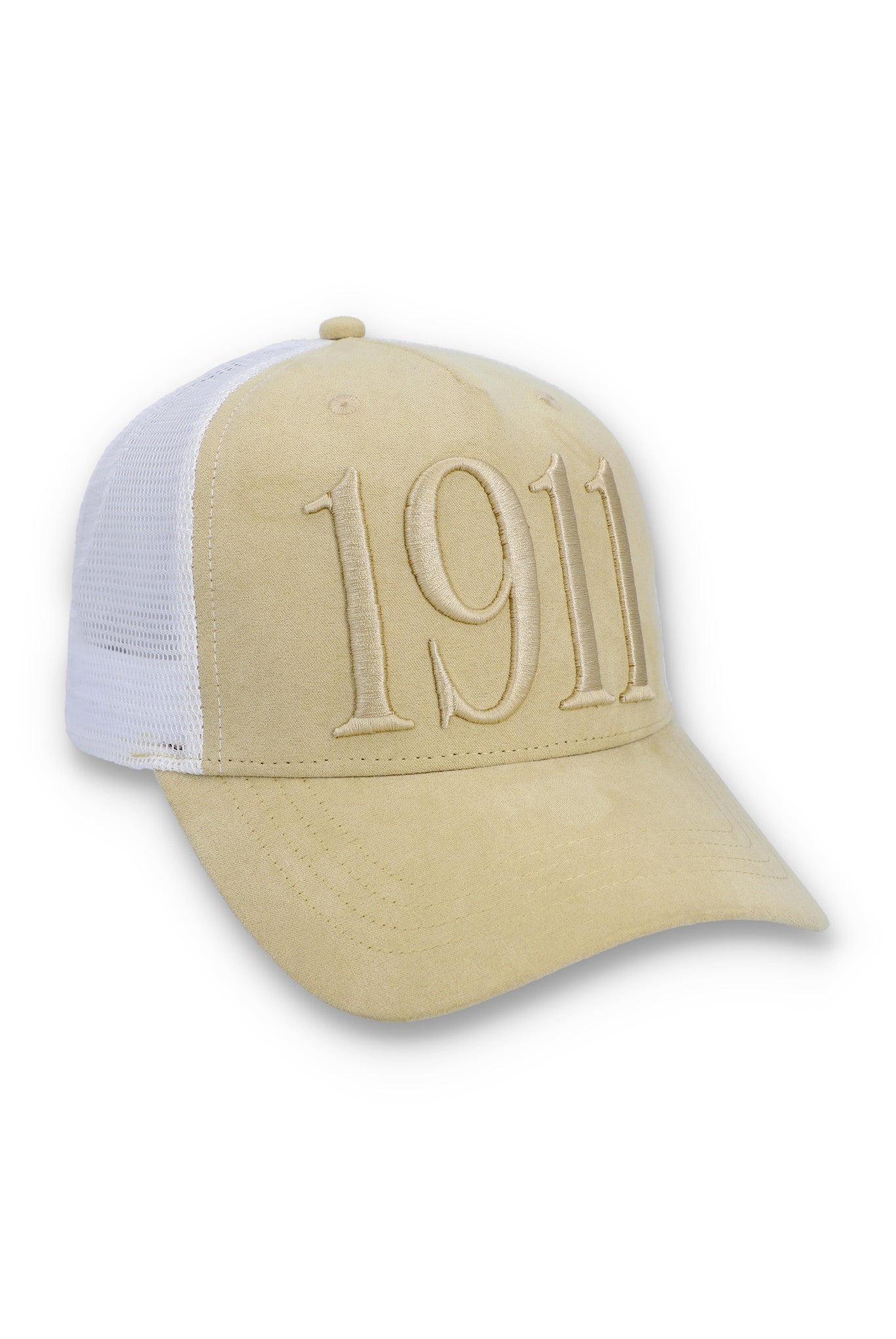 Classic Beige Hazza Large 1911 Embroidered Mesh-Back Cap - ONE