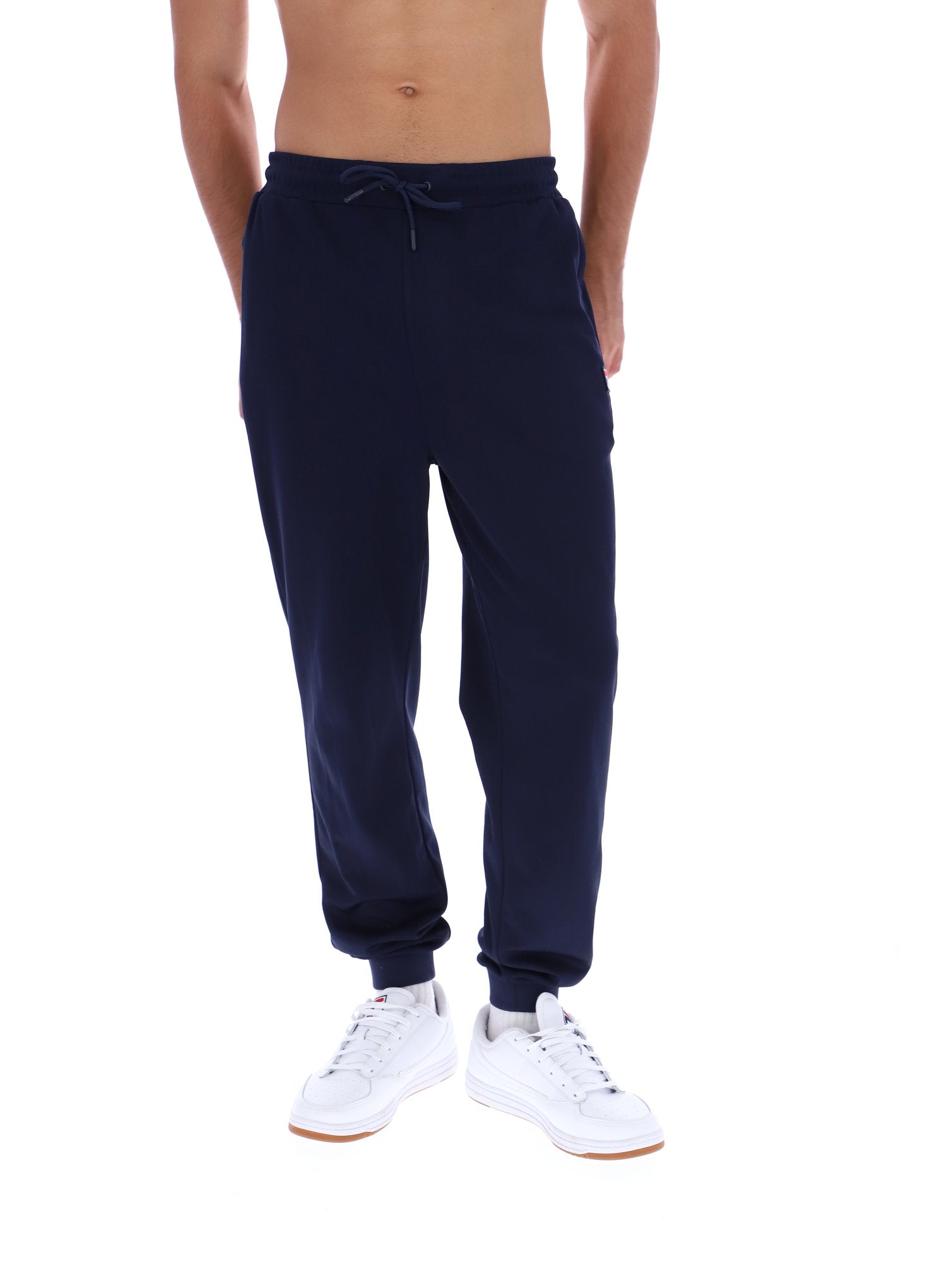 Fila Navy Henri Zip Pocket Joggers - L