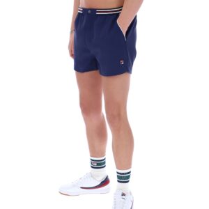 Fila Navy High Tide Terry Pocket Stripe Shorts – 4XL