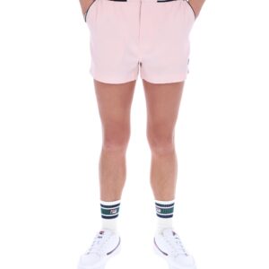 Pale Pink High Tide Terry Pocket Stripe Shorts – 4XL