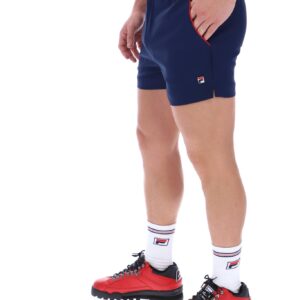Fila Navy High Tide Terry Pocket Stripe Shorts – 4XL