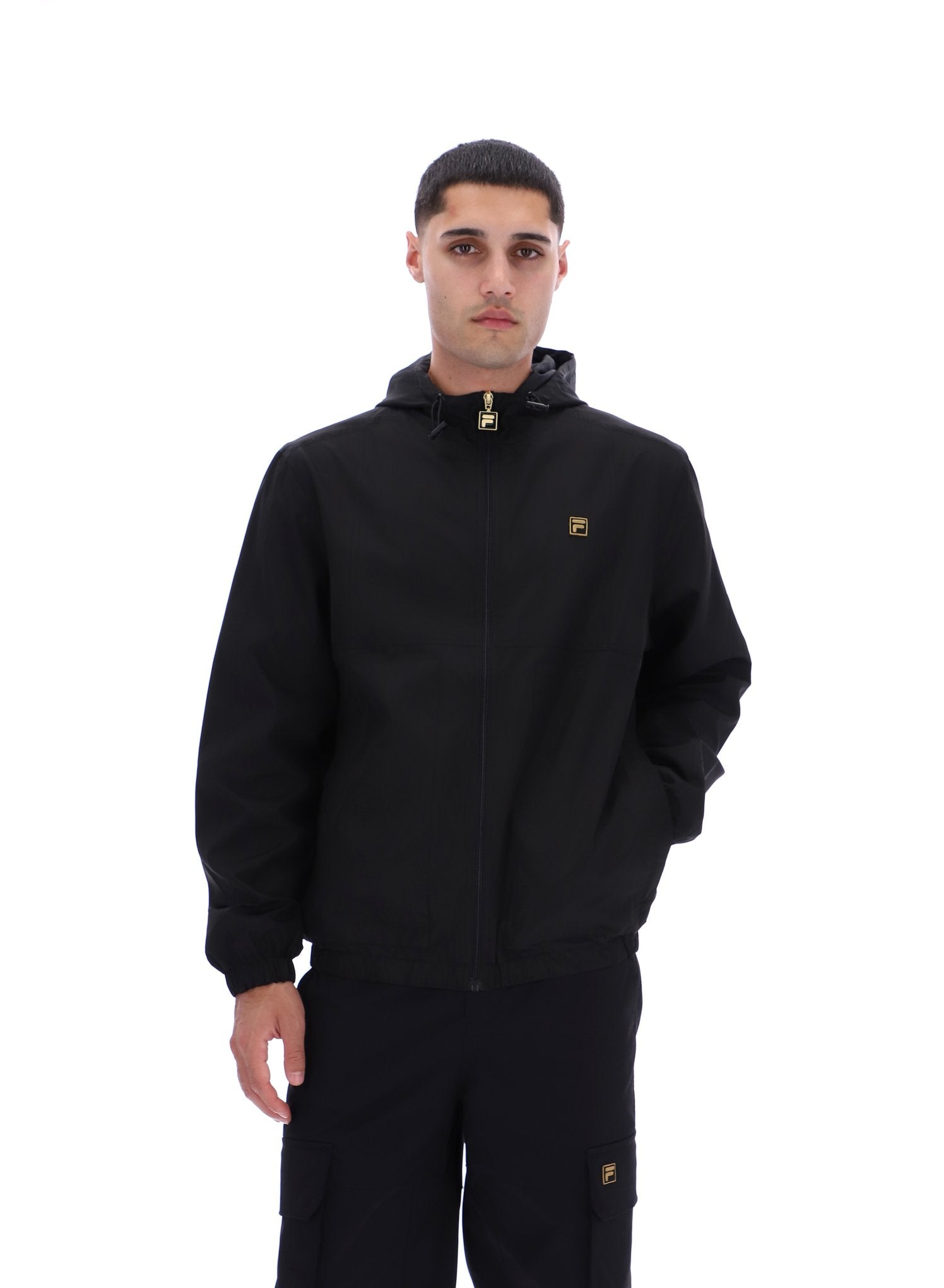 Black Ian Full Zip Jacket - XS
