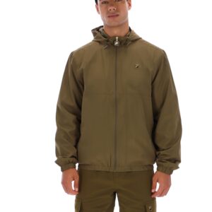 Dark Olive Ian Full Zip Jacket – 4XL