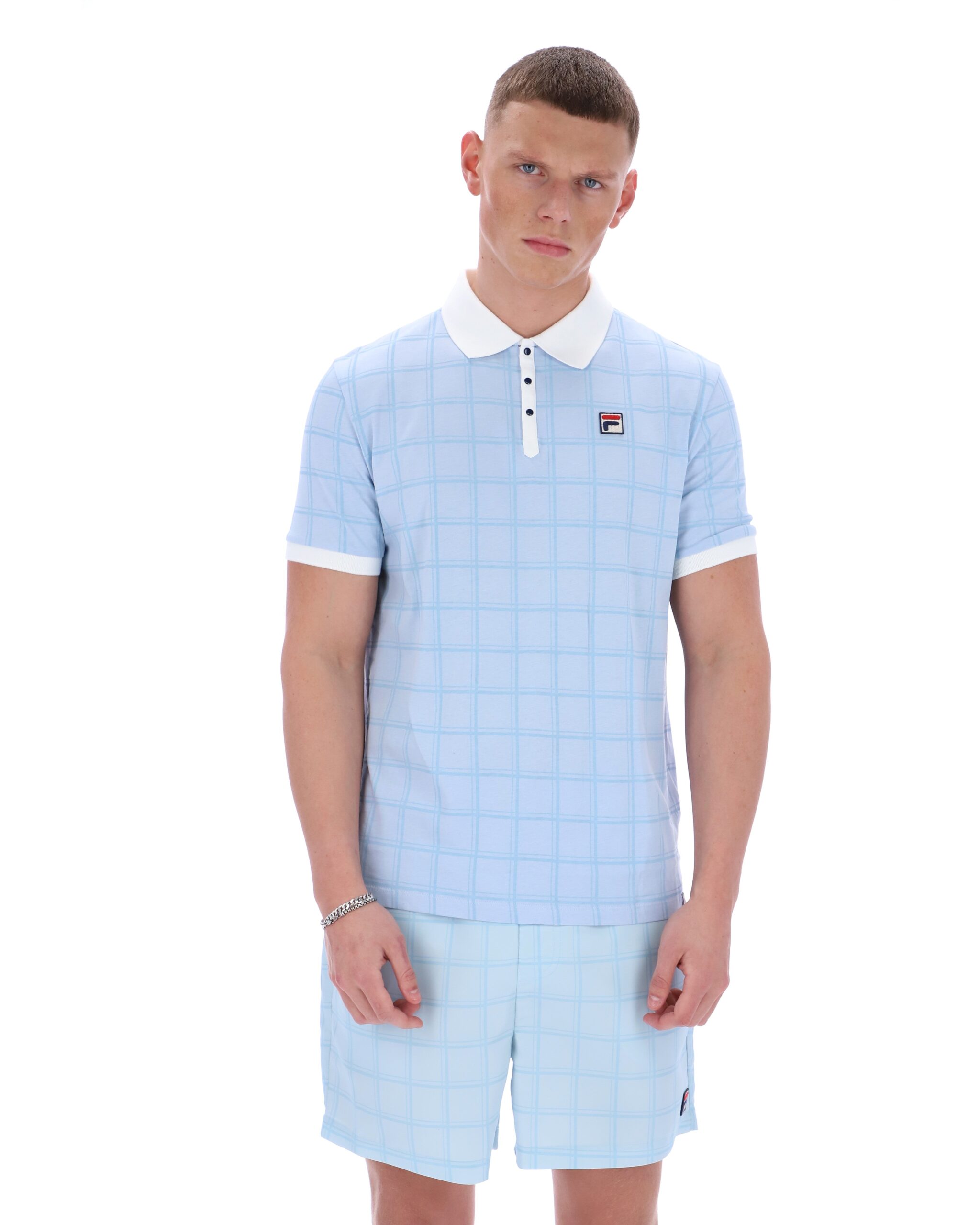 Skyway Ignazio Tonal Check Polo - M