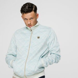 Summer Song Hank Jacquard Geo Track Top – XL
