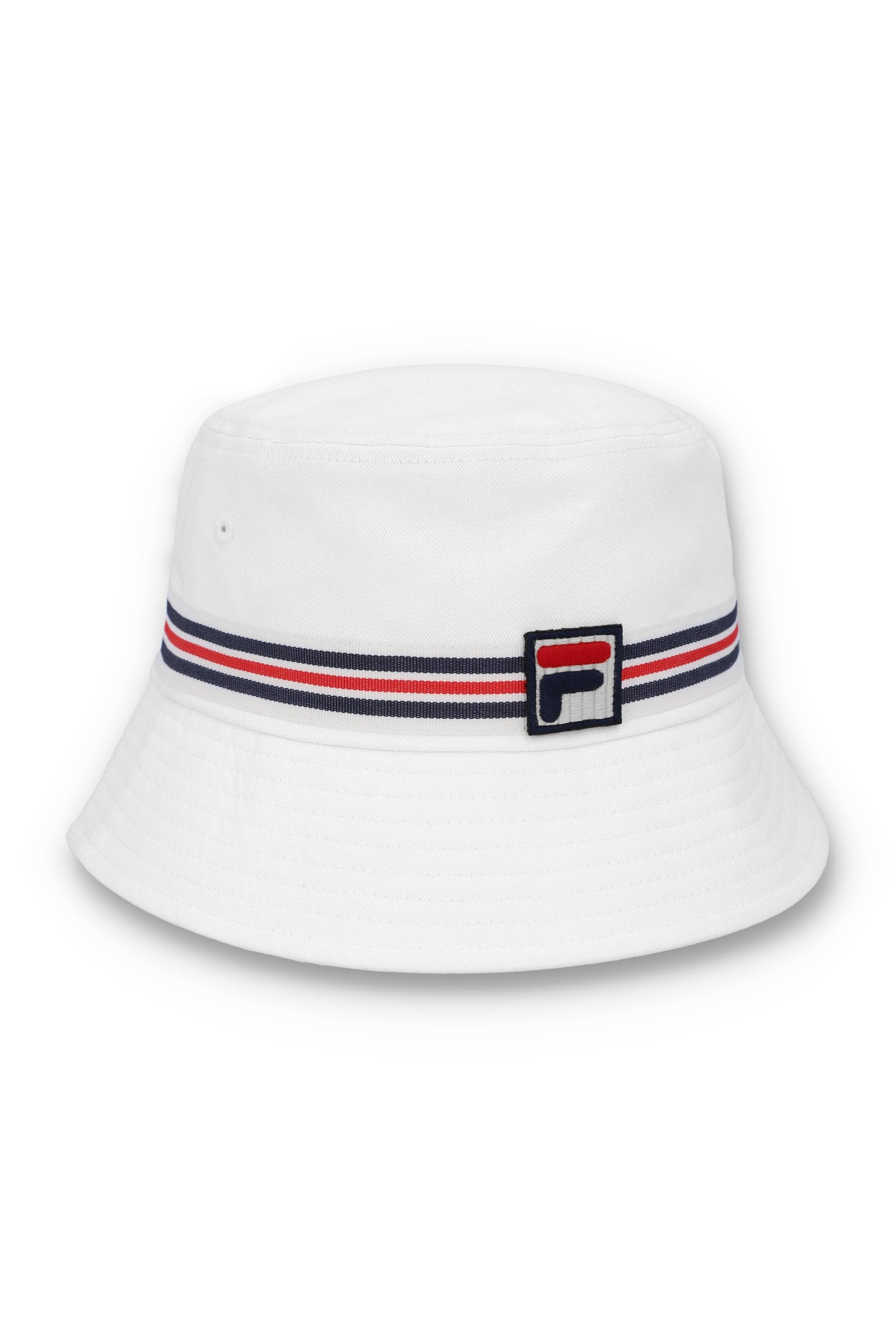 White Heritage Stripe Bucket Hat - ONE / White