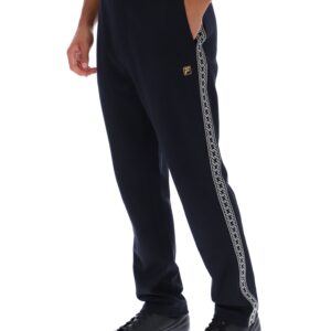 Black Layton Straight Leg Pants with Tape Detail – 4XL