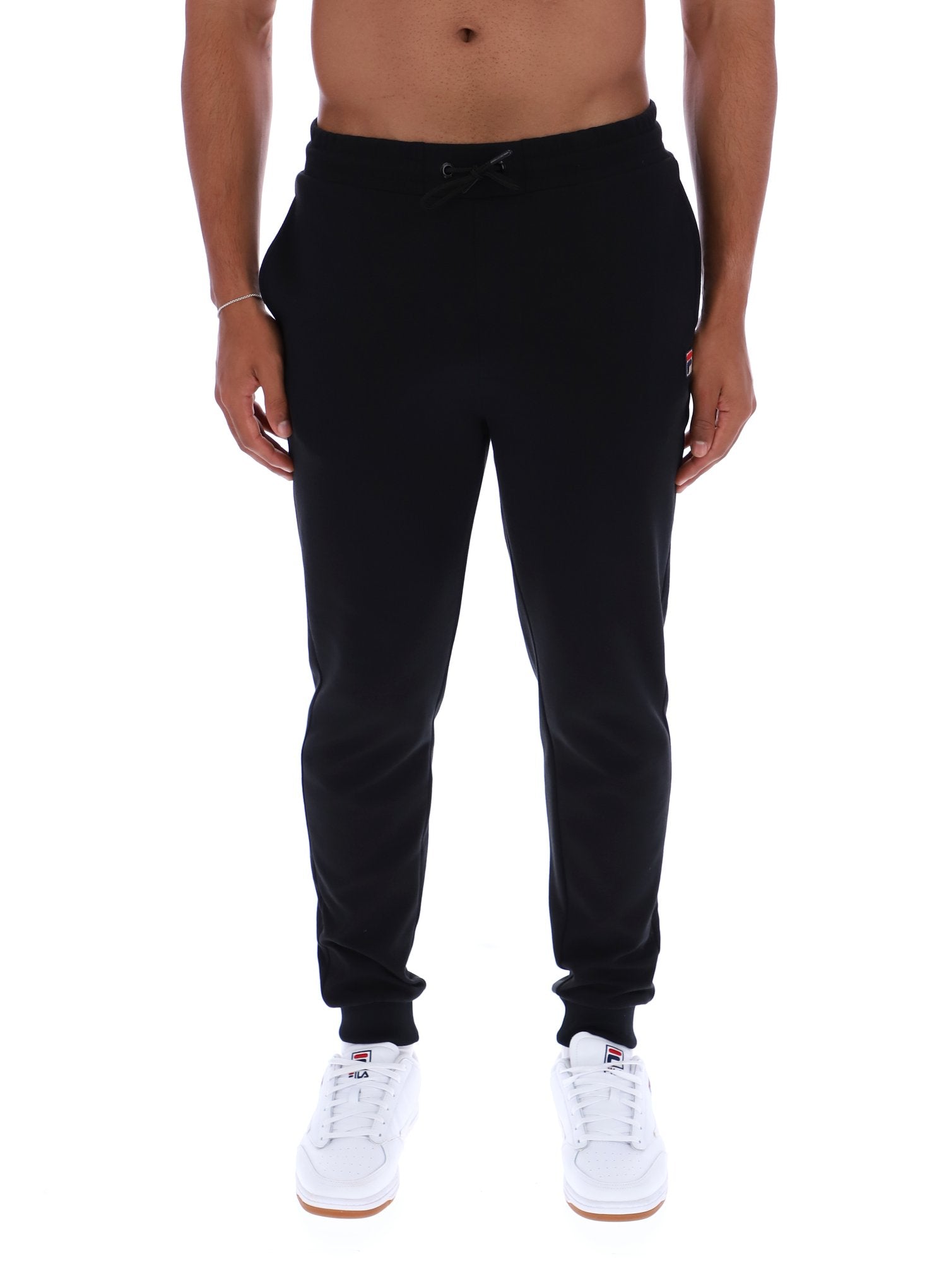 Black Lonny Drawstring Joggers - S