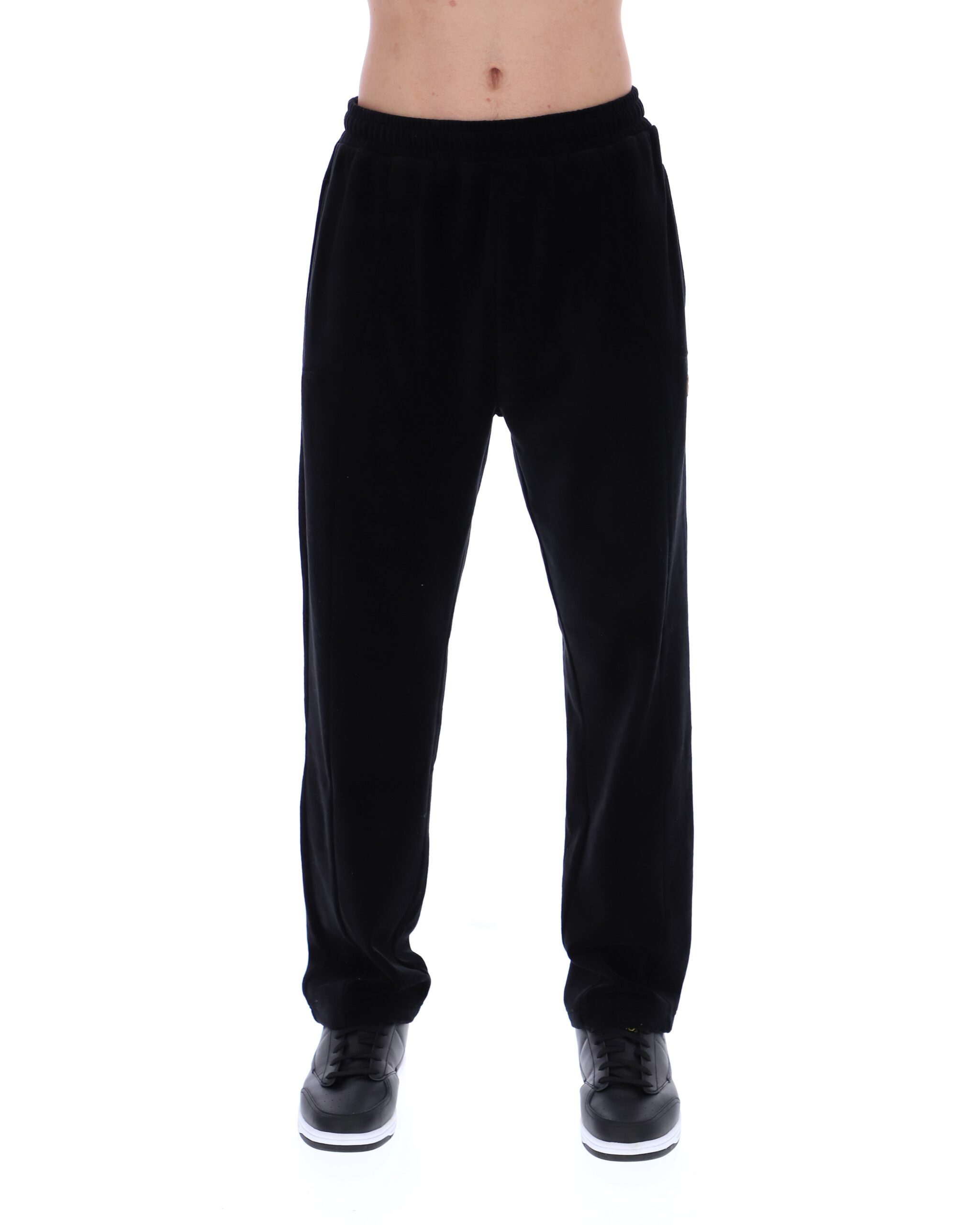 Black Lorrie Velour Track Pant - 3XL