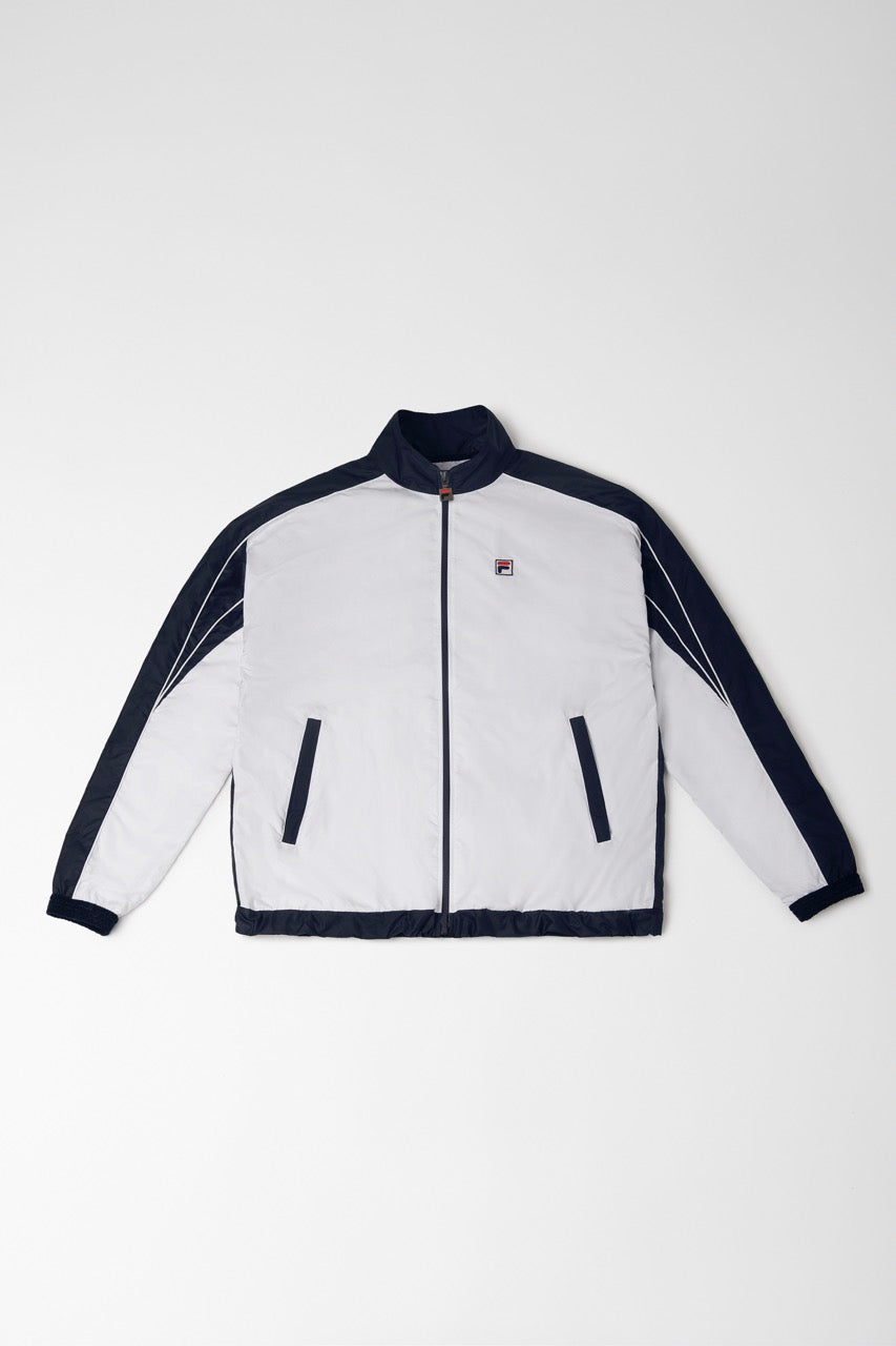 Bicolor Track Top - L