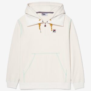 Half Zip High Neck Unisex Hoodie - L