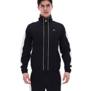 Black Lugo Tennis-Inspired Jacket – 4XL