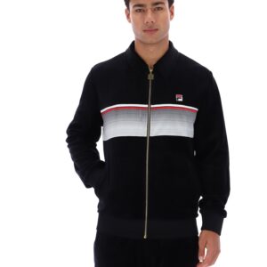 Black Malakai Striped Track Top – 4XL