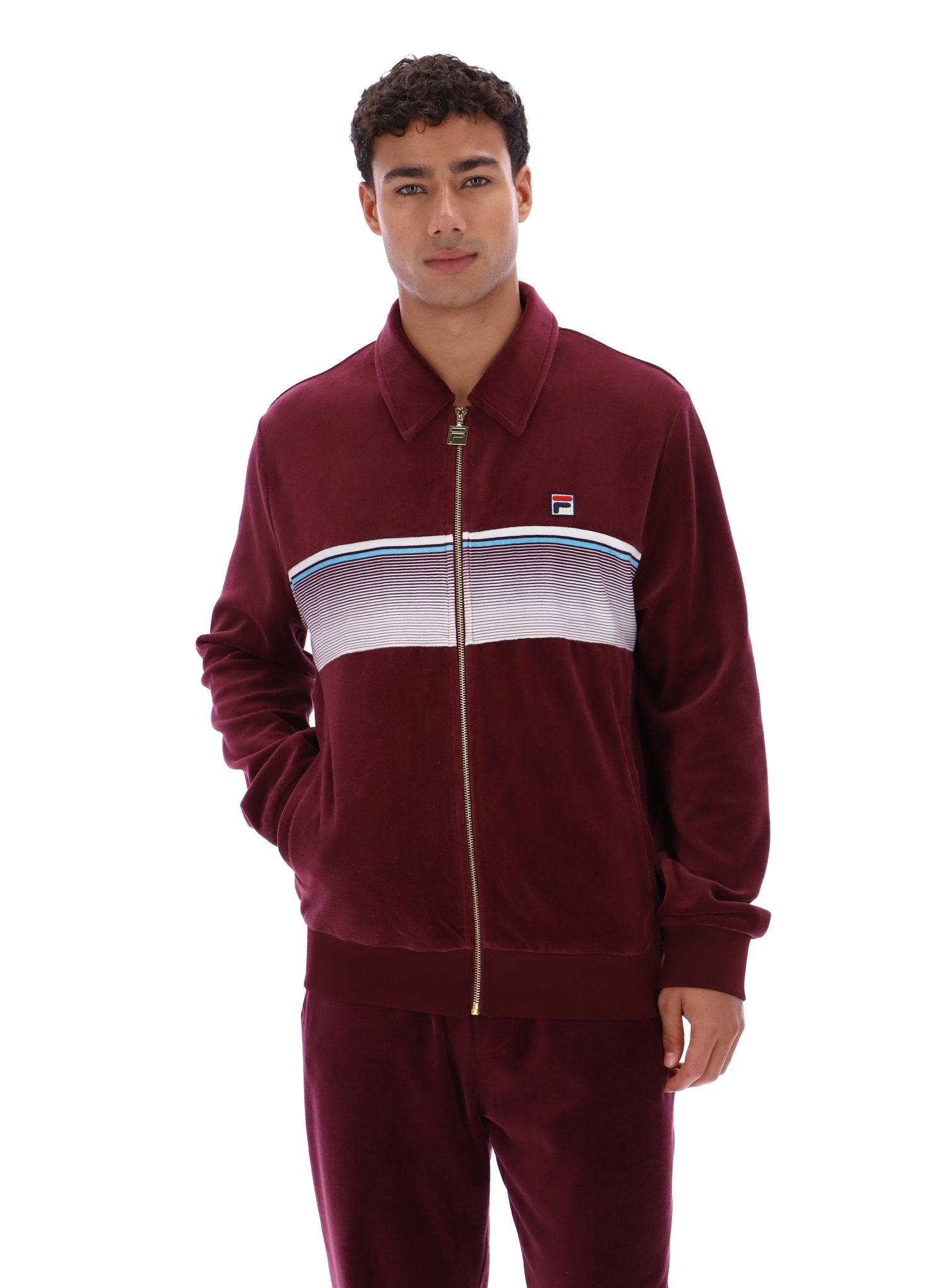 Fig Malakai Striped Track Top - 3XL