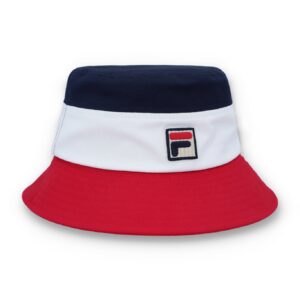 Multi Marco Tri-Colour Bucket Hat – ONE / Red