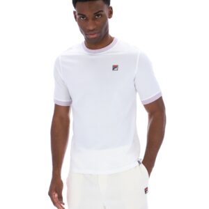 White Marconi Essential Ringer T-Shirt – 4XL