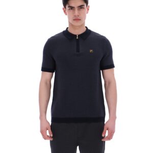 Black Marty Zip Polo – 4XL