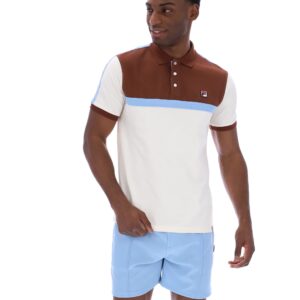Gardenia Mattia Contrast Panel Polo Shirt – 3XL
