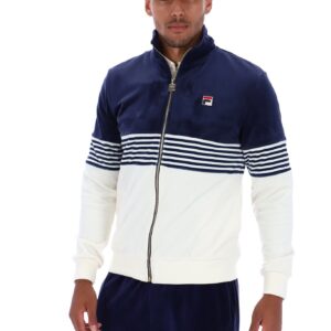 Merrick Stripe Velour Track Top – 3XL