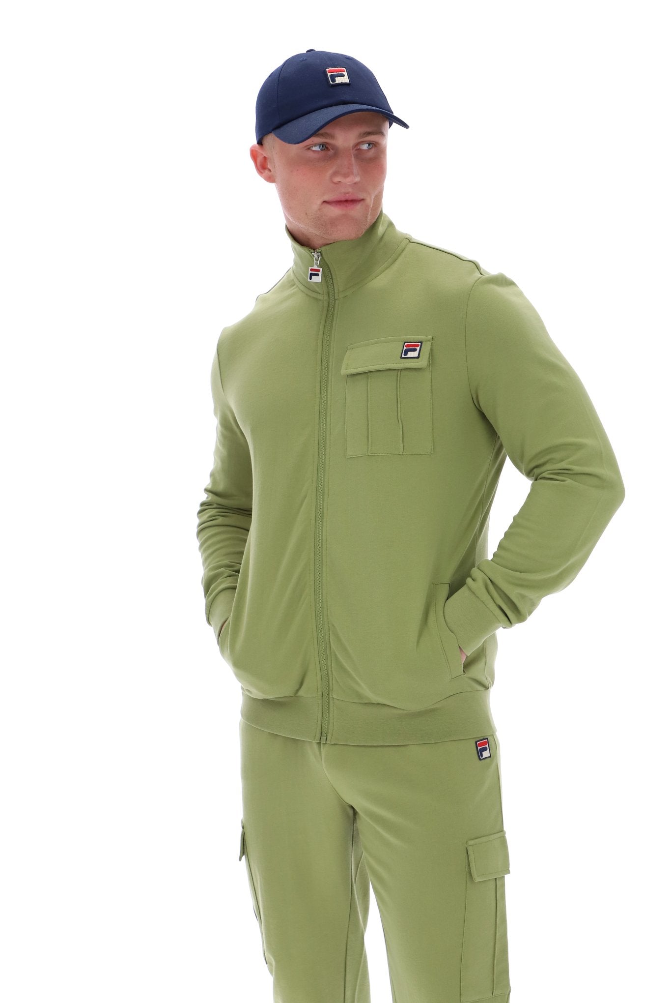Micah Cargo Pocket Track Top - S