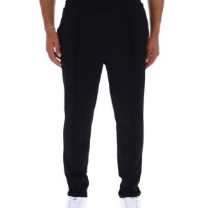 Black Molveno Pin Tuck Slim Leg Pants – 4XL