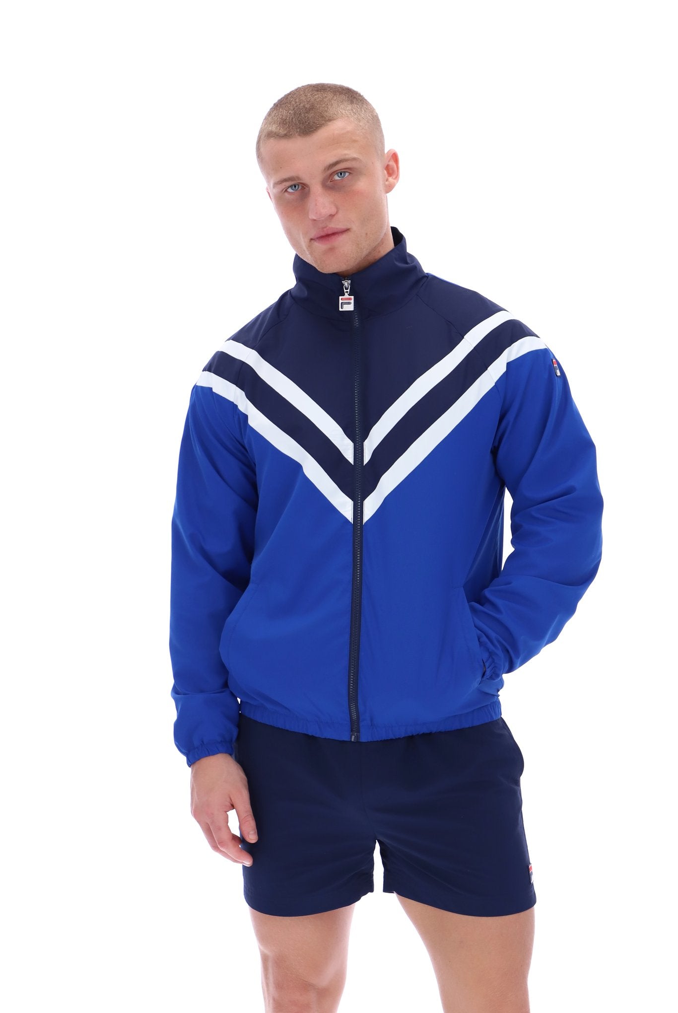 Nick Cut And Sew Panelled Track Top - L