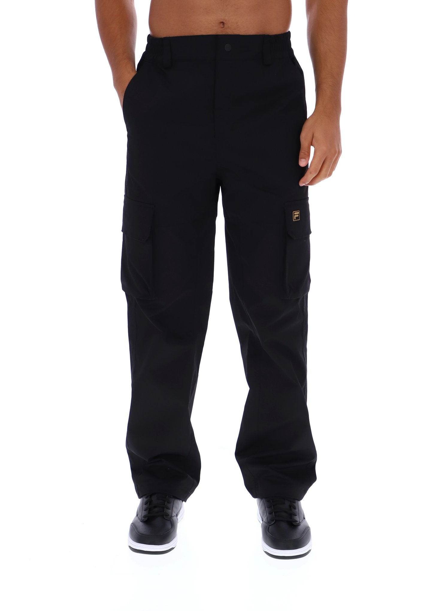 Black Oscar Cargo Pants - L