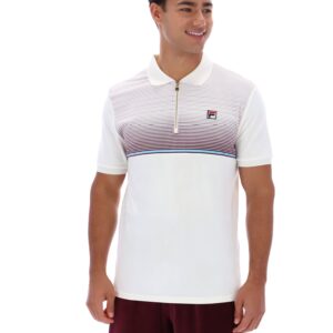 Gardenia Paco Zip Up Velour Polo – 4XL
