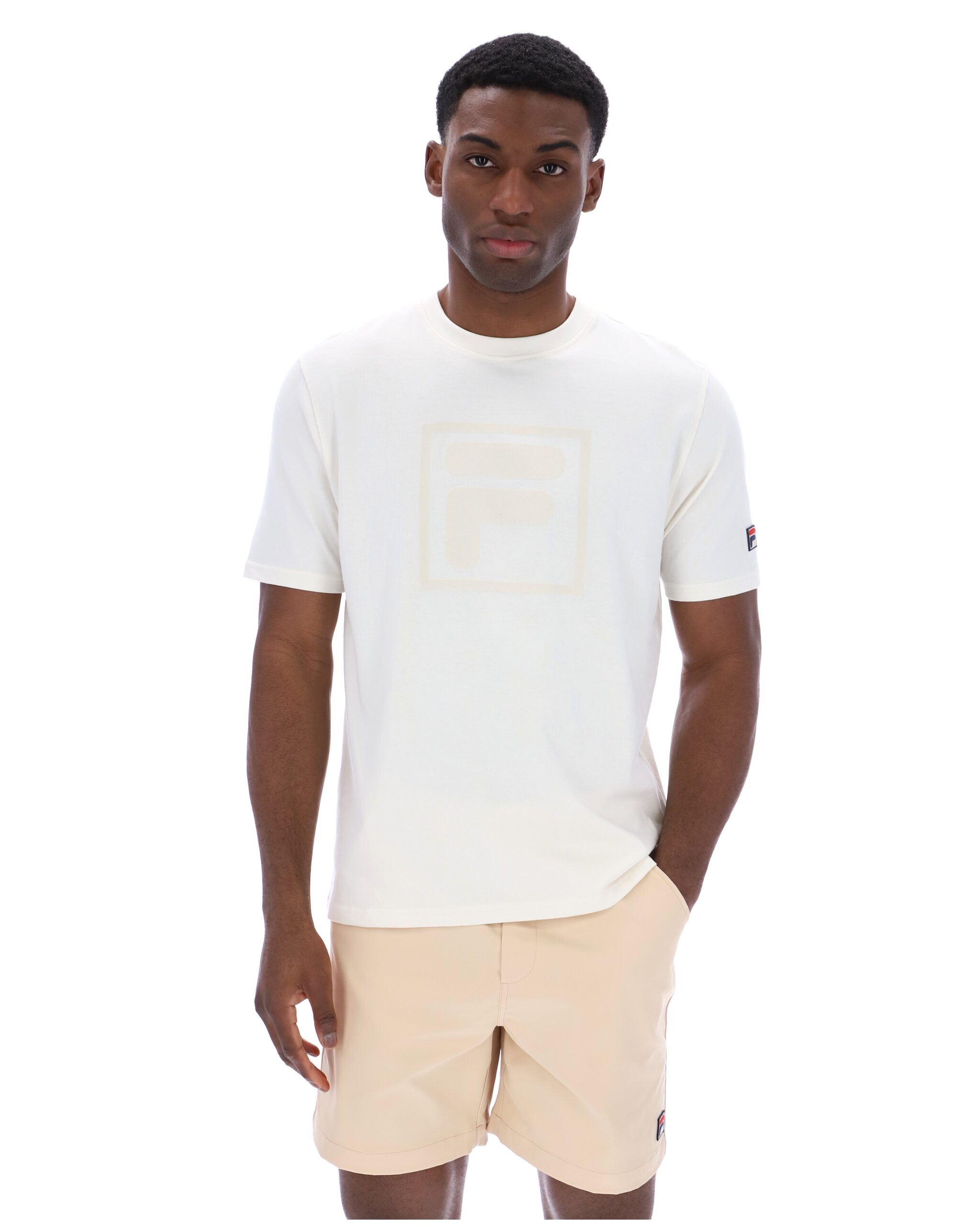 Gardenia Pepe Tee with Flock Logo - L