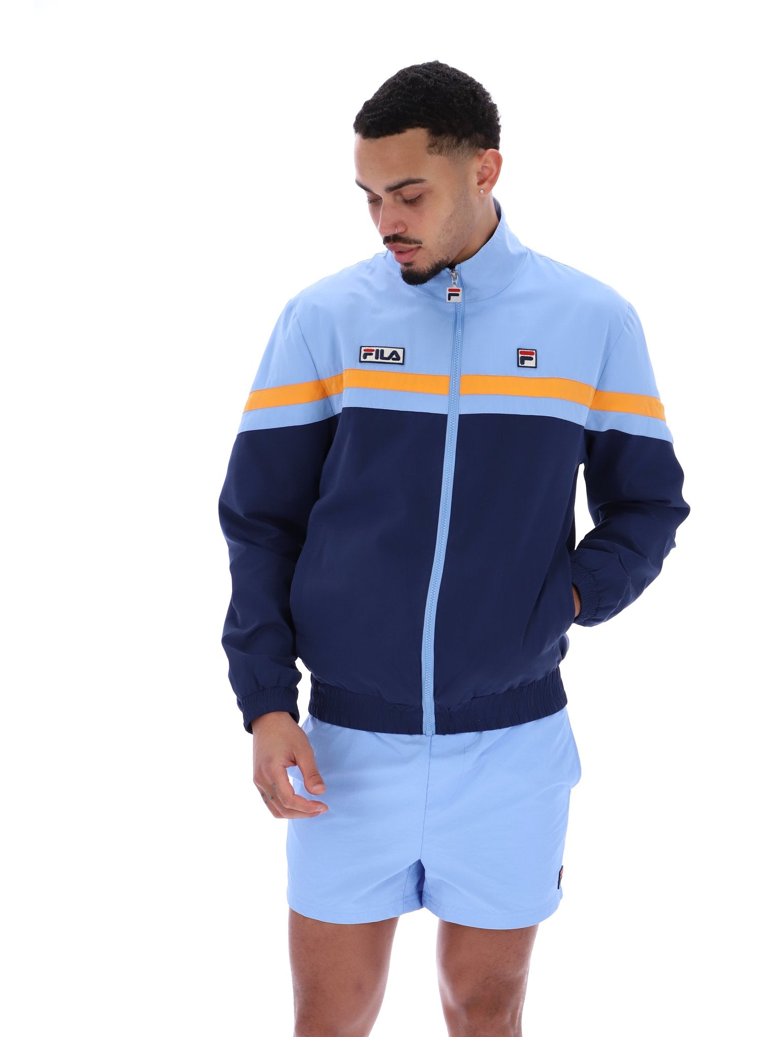 Phillip Cut And Sew Track Top - L