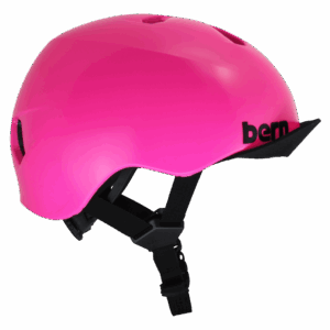 Bern Nina DVRT Youth Helmet –  Satin Hot Pink