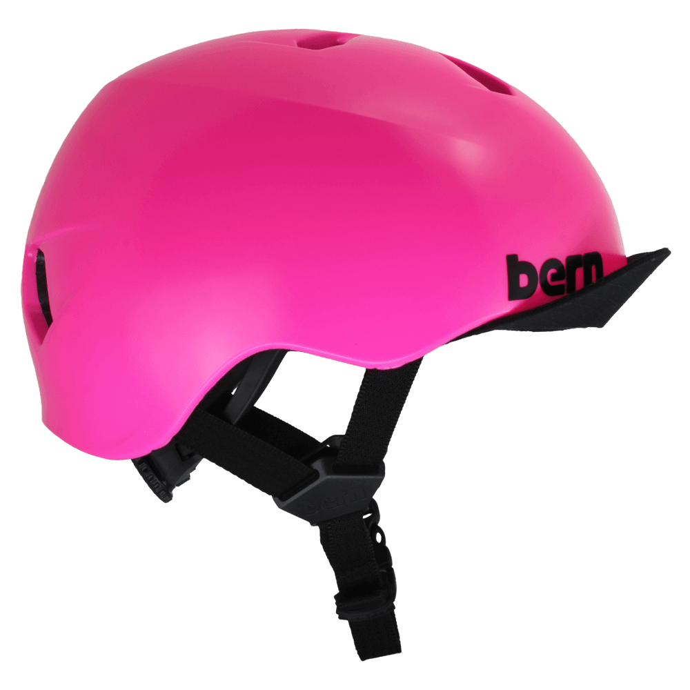 Bern Nina DVRT Youth Helmet - Satin Hot Pink