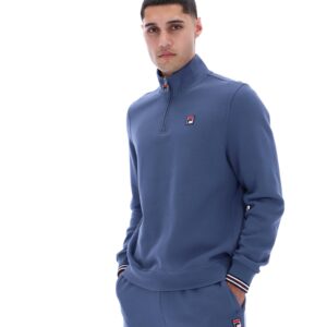 Vintage Indigo Ramy F-Box 1/4 Zip Up Jumper – 4XL