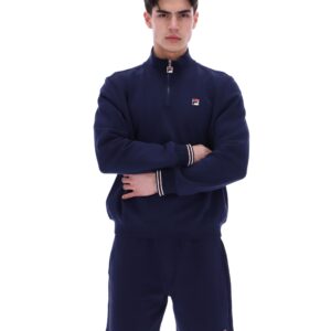 Fila Navy Ramy F-Box 1/4 Zip Up Jumper – 3XL