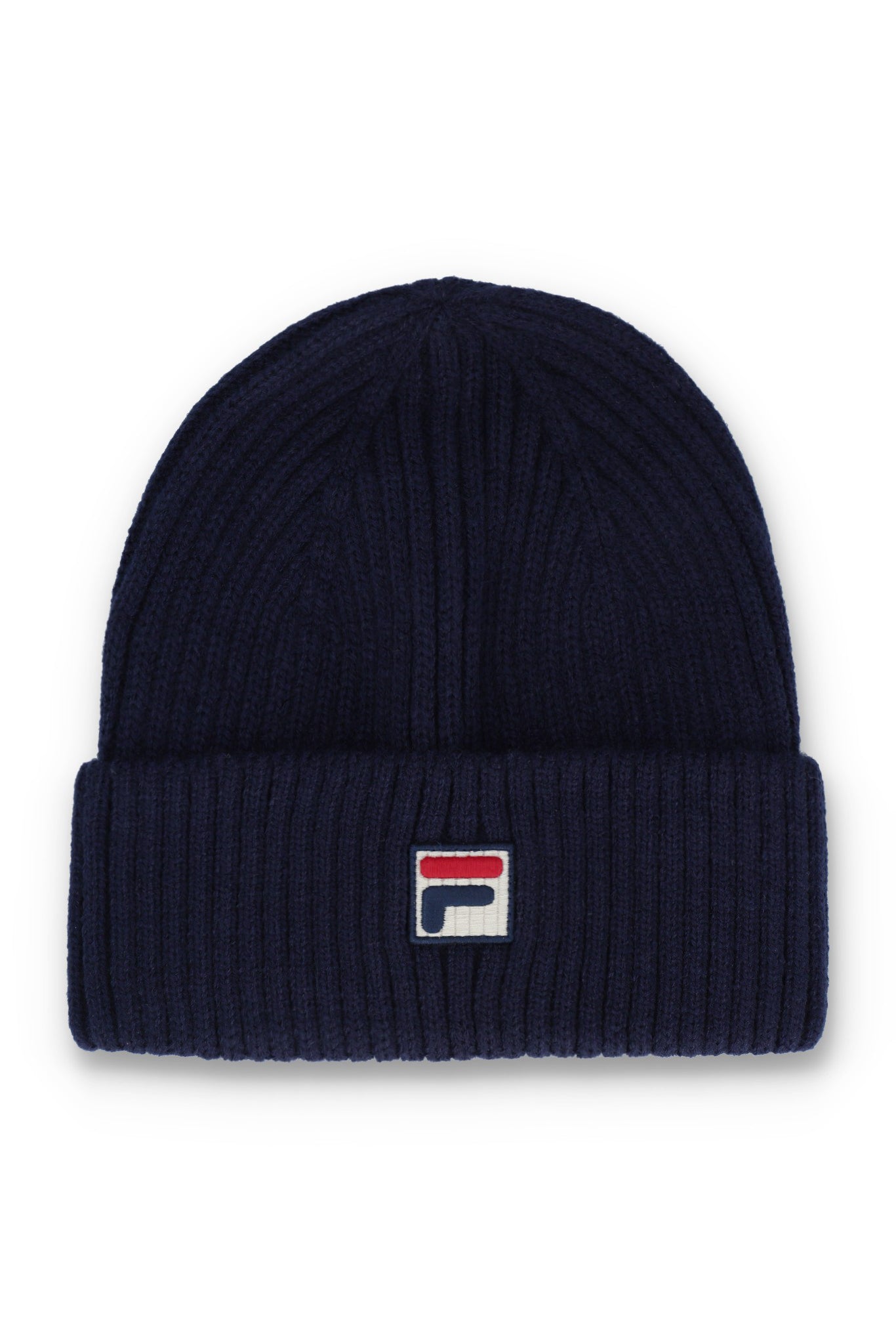 Fila Navy Ricco Ribbed Watchman Turn-Up Beanie - ONE