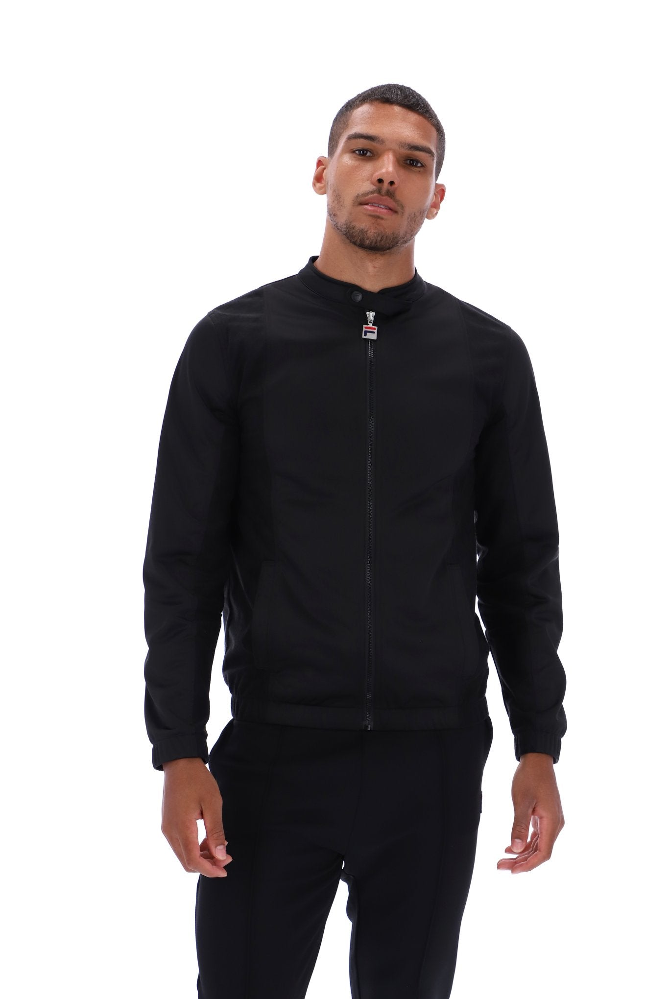 Ricky Cut And Sew Panel Track Top - L