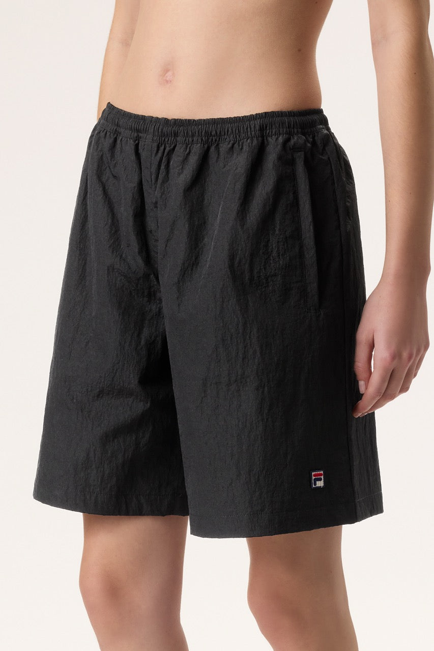 Black Fila x Hailey Bieber Crinkle Shorts - L