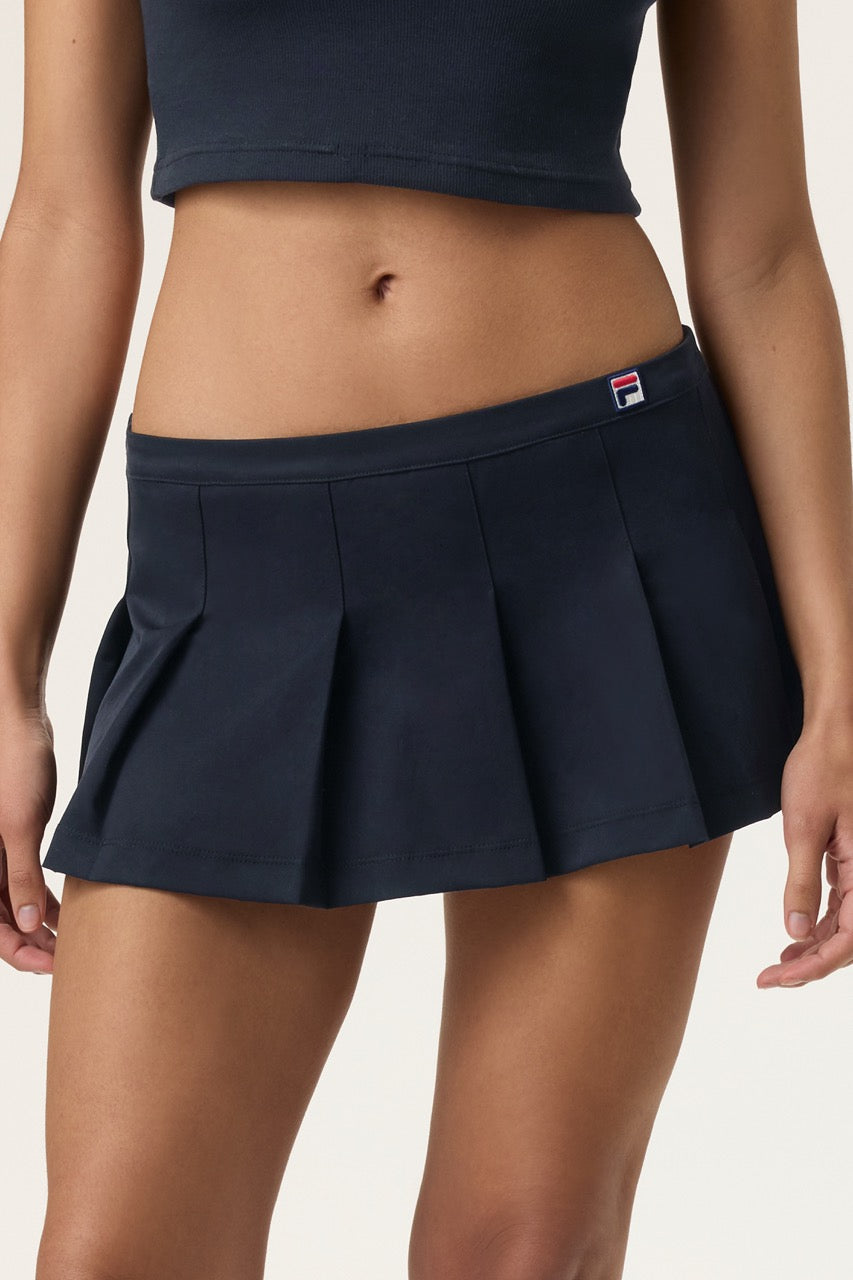 Black Fila x Hailey Pleated Skirt - 8
