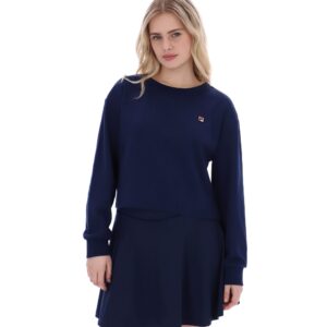 Fila Navy Sestri Wide Crew Neck Sweatshirt – XL